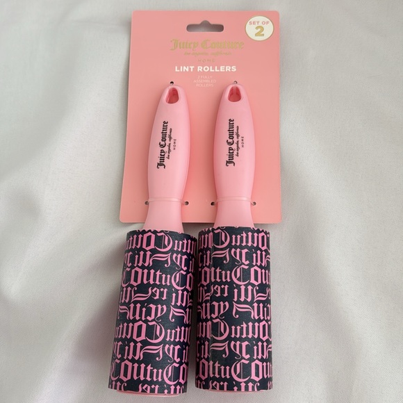 Juicy Couture Set of 3 Mesh Wash Bags and 2 Lint Rollers - NWT - Picture 3 of 9